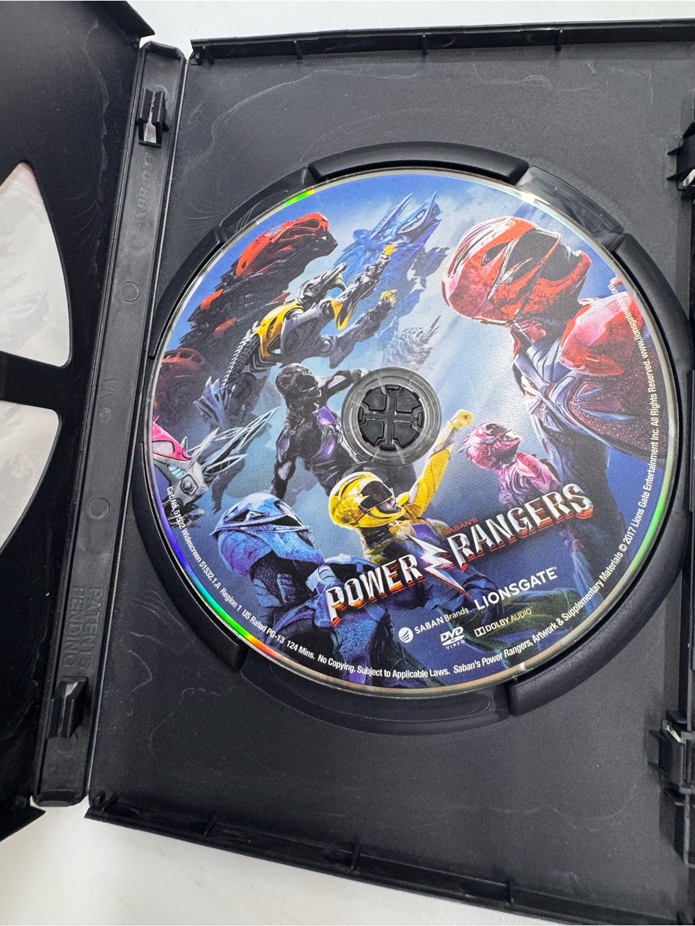 Saban's Power Rangers (DVD, 2017) Disc Tested Working - Picture 3 of 3